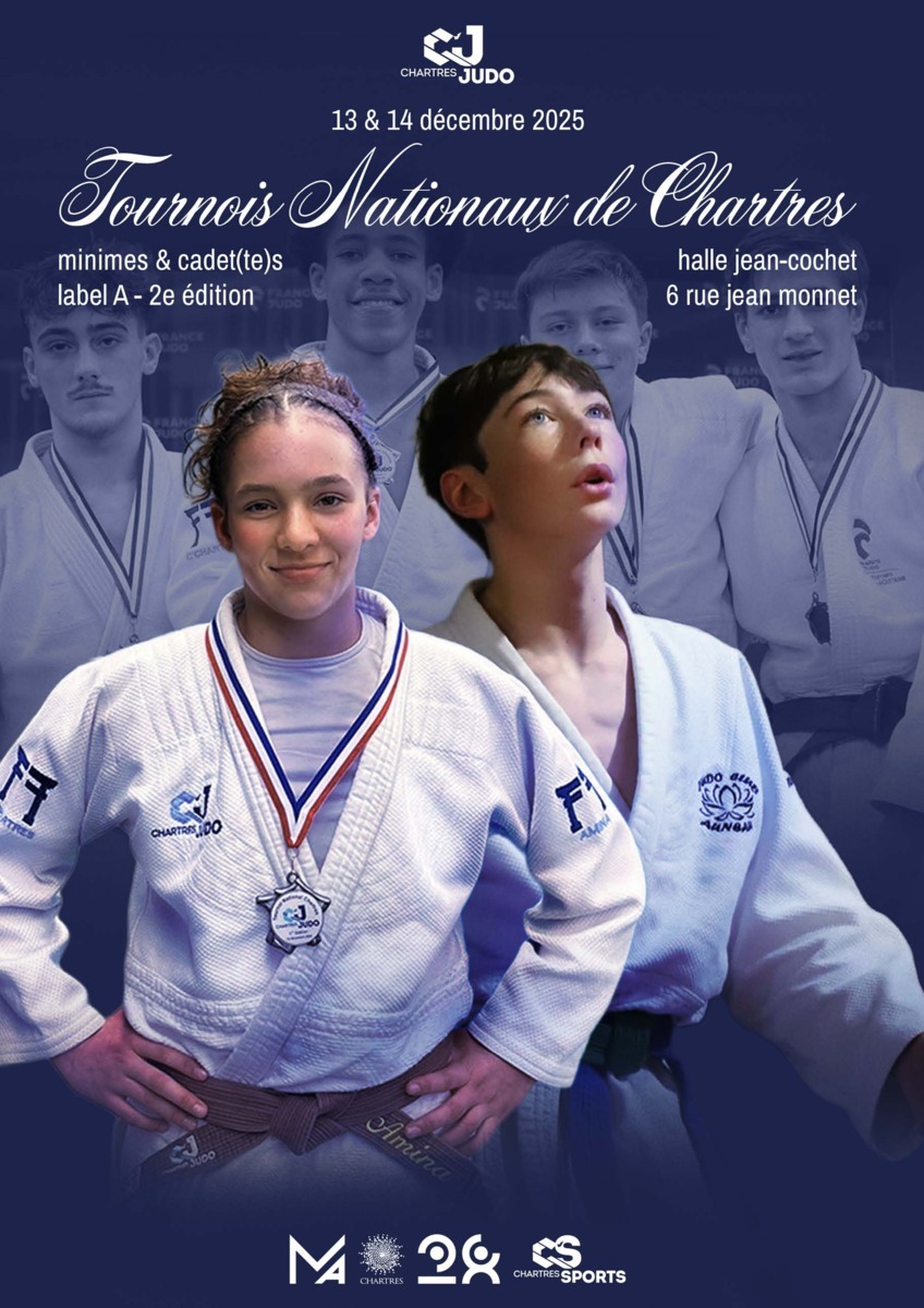 Tournoi National Label A de Chartres des 13 et 14 décembre