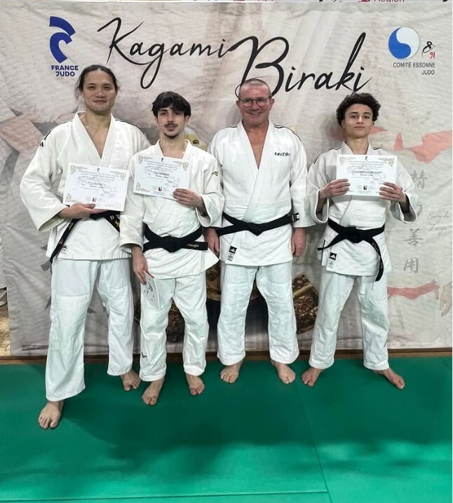 3 nouveaux 1er Dan pour ERITO91