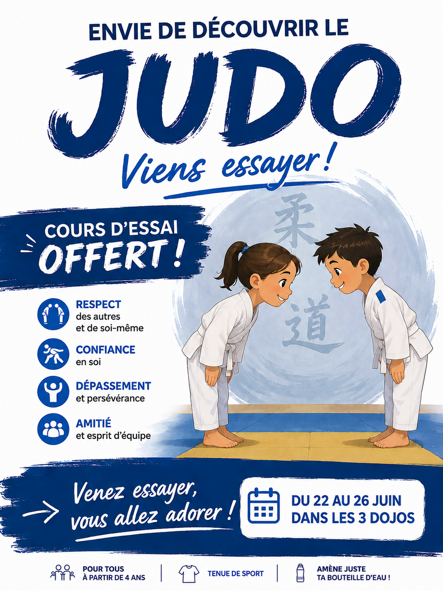 Cours d'essai Judo