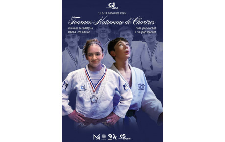 Tournoi National Label A de Chartres des 13 et 14 décembre