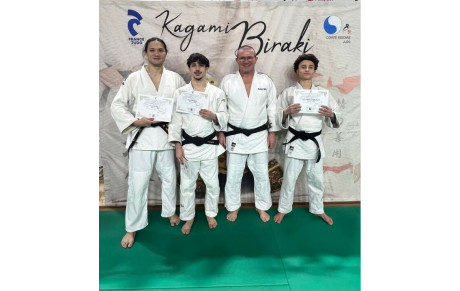 3 nouveaux 1er Dan pour ERITO91